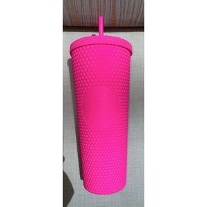 Starbucks mexico pink tinted studded tumbler